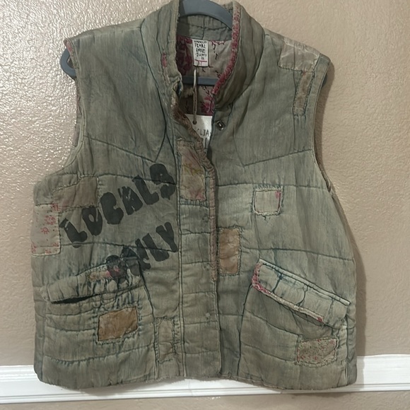 Magnolia Pearl Cotton Linen Denim Surf Vest - Picture 5 of 15